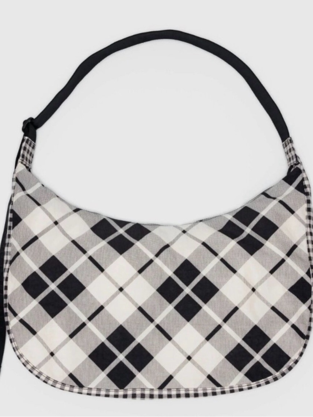 BAGGU Large mixed plaid crescent - Picture 2 of 2